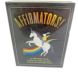 Affirmators! 50 Affirmation Cards to Help You Help Yourself Sealed Unopened